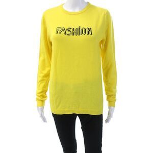 BELLA FREUD Womens Pullover Sweater Yellow Size M